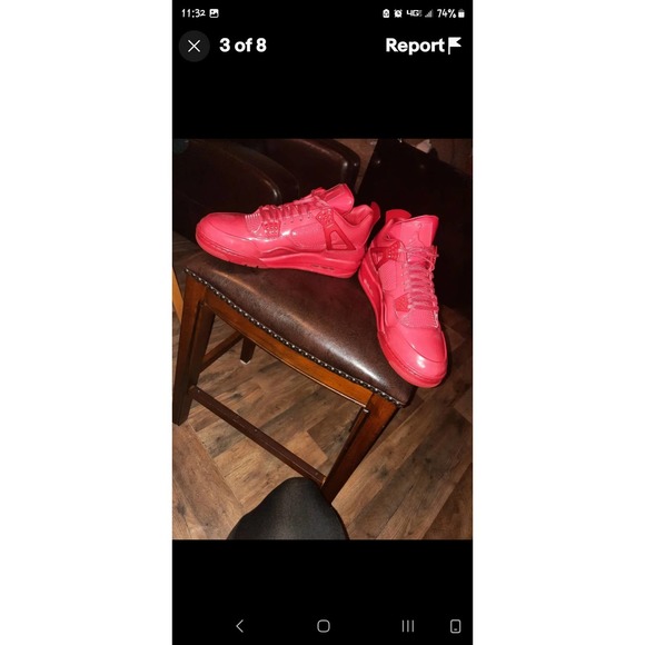 Jordan 11Lab4 \'Red Patent Leather\' 719864-600 main image 4